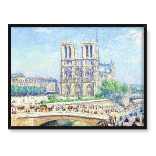 Francis Picabia Katedra Notre Dame w słońcu Paryż 40x30 w RAMIE