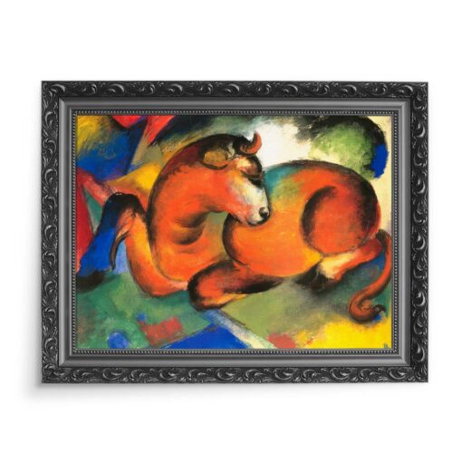 Franz Marc Czerwony byk 70x50 wydruk na płótnie CANVAS