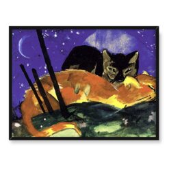 Franz Marc Dwa koty 40x30 w RAMIE