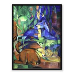 Franz Marc Jeleń w lesie 30x40