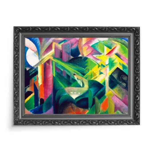 Franz Marc Jelenie w lesie 2 70x50 wydruk na płótnie CANVAS