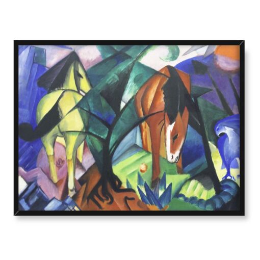 Franz Marc Konie i orzeł 40x30 w RAMIE