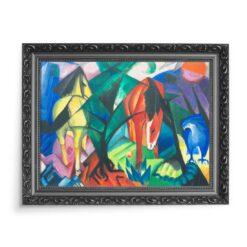 Franz Marc Konie i orzeł 70×50 wydruk na płótnie CANVAS