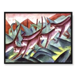 Franz Marc Małpy 40x30 w RAMIE