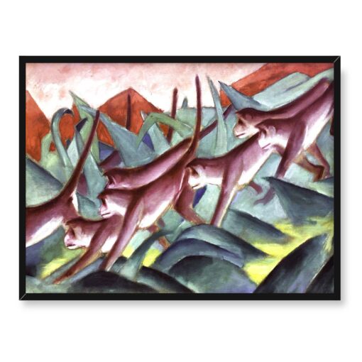 Franz Marc Małpy 40x30