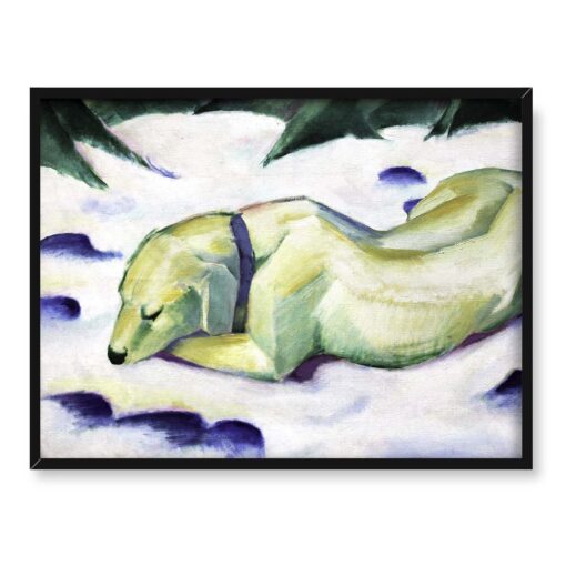 Franz Marc Pies na śniegu 40x30