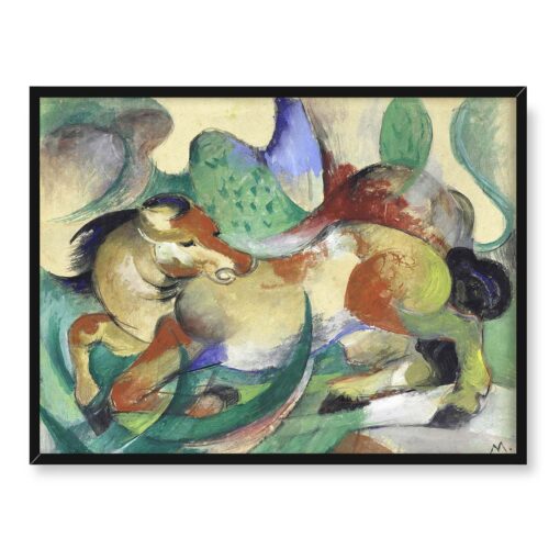 Franz Marc Skaczący koń 2 40x30