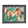 Franz Marc Skaczący koń 2 70×50 wydruk na płótnie CANVAS
