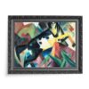 Franz Marc Skaczący koń 70×50 wydruk na płótnie CANVAS