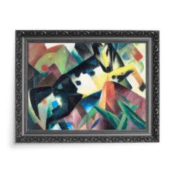Franz Marc Skaczący koń 70×50 wydruk na płótnie CANVAS