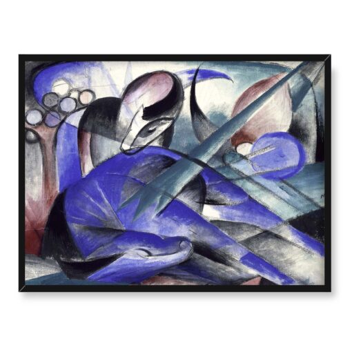 Franz Marc Śpiący koń 40x30