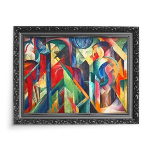 Franz Marc Śpiący koń 70x50 wydruk na płótnie CANVAS