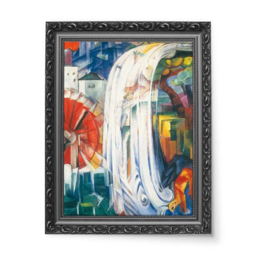Franz Marc Zaklęty młyn 50x70 wydruk na płótnie CANVAS