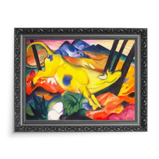 Franz Marc Żółta krowa 70x50 wydruk na płótnie CANVAS