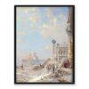 Franz Richard Unterberger Wenecja Ponte di Paglia 30×40