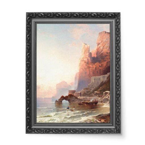 Franz Unterberger Costa dAmalfi 50x70 wydruk na płótnie CANVAS