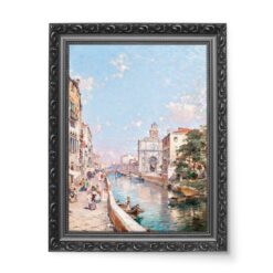 Franz Unterberger Rio San Girolamo Wenecja 50x70 wydruk na płótnie CANVAS
