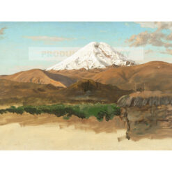 Frederic Edwin Church Studium góry Chimborazo w Ekwadorze — produkt cyfrowy do pobrania
