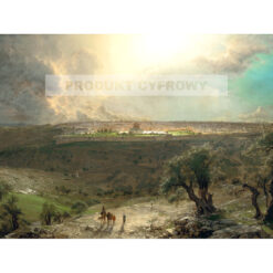 Frederic Edwin Church Jerozolima z Góry Oliwnej — produkt cyfrowy do pobrania
