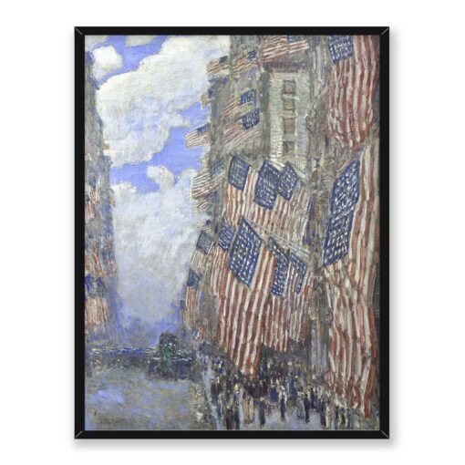 Frederick Childe Hassam 4 lipca 1914 30x40