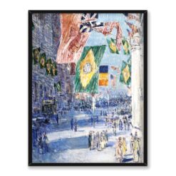 Frederick Childe Hassam Aleja Aliantów Brazylia Belgia 30x40