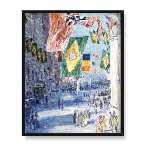 Frederick Childe Hassam Aleja Aliantów Brazylia Belgia 40x50