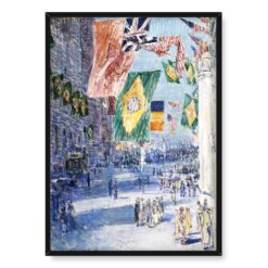 Frederick Childe Hassam Aleja Aliantów Brazylia Belgia 50x70