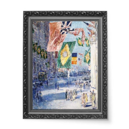 Frederick Childe Hassam Aleja Aliantów Brazylia Belgia 50x70 wydruk na płótnie CANVAS