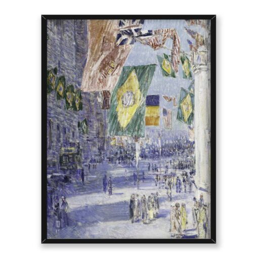 Frederick Childe Hassam aleja sojuszników 30x40