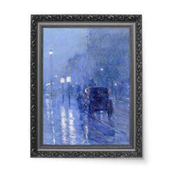Frederick Childe Hassam Deszcz o północy 50×70 wydruk na płótnie CANVAS
