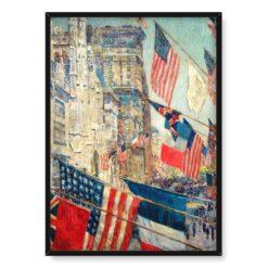 Frederick Childe Hassam Dzień Sojuszników maj 50×70
