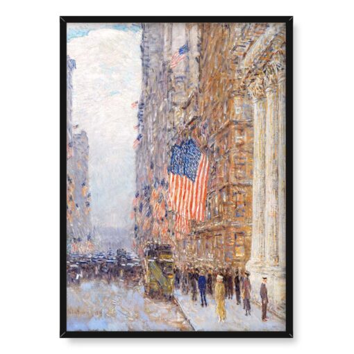 Frederick Childe Hassam Flagi na Waldorf 50x70