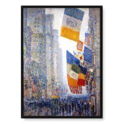 Frederick Childe Hassam Flagi urodzinowe Lincolna 50×70