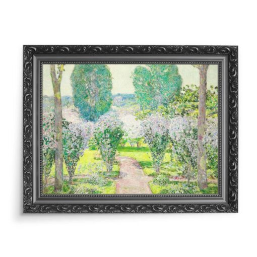 Frederick Childe Hassam Kwiaty prawoSlazu Altheas 70x50 wydruk na płótnie CANVAS