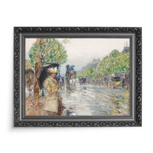 Frederick Childe Hassam Nowy Jork aleja w deszczowy dzień 70x50 wydruk na płótnie CANVAS