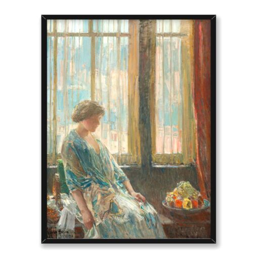 Frederick Childe Hassam Okno Nowy Jork 30x40