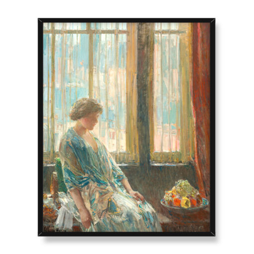 Frederick Childe Hassam Okno Nowy Jork 40x50 w RAMIE