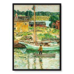 Frederick Childe Hassam Oyster Sloop 50×70