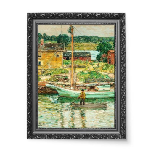 Frederick Childe Hassam Oyster Sloop 50x70 wydruk na płótnie CANVAS