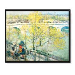 Frederick Childe Hassam Pont Royal Paryż 50×40