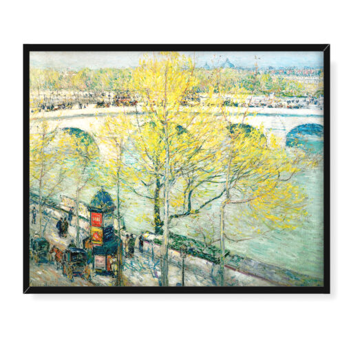 Frederick Childe Hassam Pont Royal Paryż 50x40 w RAMIE