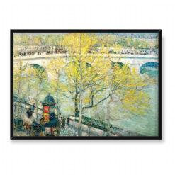 Frederick Childe Hassam Pont Royal Paryż 70×50