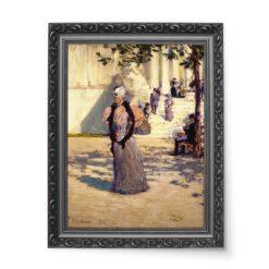 Frederick Childe Hassam Postacie w świetle słonecznym 50×70 wydruk na płótnie CANVAS