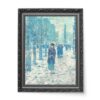 Frederick Childe Hassam Spacer po śniegu 50×70 wydruk na płótnie CANVAS