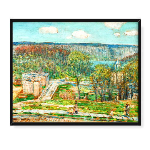 Frederick Childe Hassam Widok z Fortu George 50x40 w RAMIE