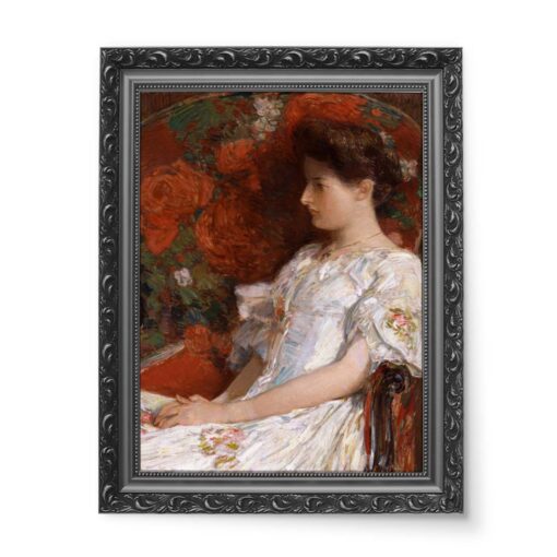Frederick Childe Hassam Wiktoriańskie krzesło 50x70 wydruk na płótnie CANVAS