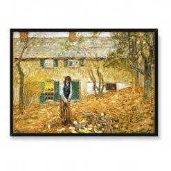 Frederick Childe Hassam Woodchopper 70×50
