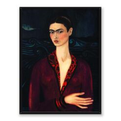 Frida Kahlo Autoportret w aksamitnym garniturze 30x40