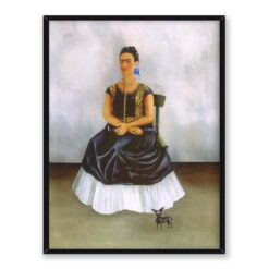 Frida Kahlo Autoportret z psem 30x40