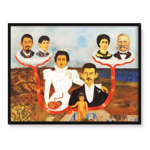 Frida Kahlo Moi rodzice moi dziadkowie i ja My Grandparents My Parents and Me 40x30